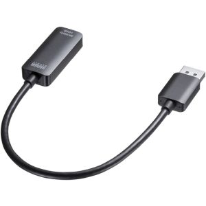サンワサプライ SANWA SUPPLY サンワサプライ AD-DP8KHDR DisplayPort-HDMI 変換アダプタ 8K対応