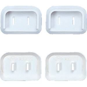 サンワサプライ SANWA SUPPLY プラグ安全カバー(2P:L型用、4個入り) TAP-PSC2N