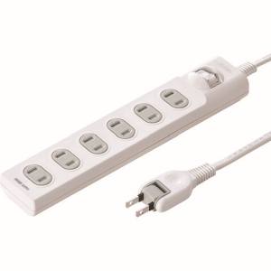 サンワサプライ SANWA SUPPLY 火災予防安全タップ TAP-TSH63SWN