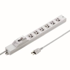 サンワサプライ SANWA SUPPLY 安全ブレーカータップ TAP-BR36A-5