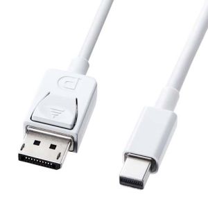 サンワサプライ SANWA SUPPLY ミニ-DisplayPort変換ケーブル 1m KC-DPM1W