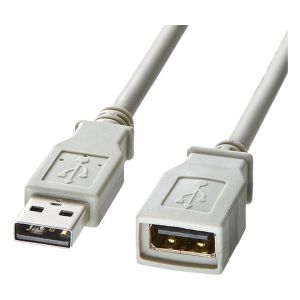 サンワサプライ SANWA SUPPLY USB延長ケーブル KB-USB-E1K2