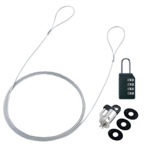 サンワサプライ SANWA SUPPLY パソコンセキュリティワイヤーロック(ダイヤル錠タイプ) SL-60