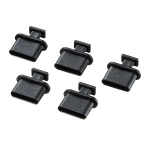 サンワサプライ SANWA SUPPLY サンワサプライ TK-CAP8BK タイプC コネクタキャップ