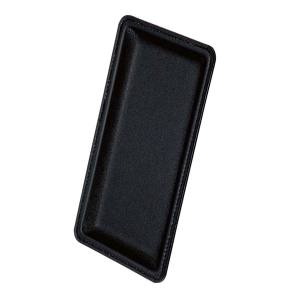 オープン工業 オープン工業 レザー調カルトン スリム 黒 KN-61