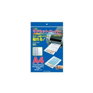 ソニック ソニック MS-605 マグネットペーパーA4サイズ 5枚入