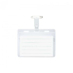 ソニック ソニック NF-653-W カラータッグ名札 チャックタイプ 白