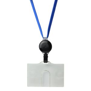 ソニック ソニック NF-948-B リール式吊下げ名札 ハードタイプ 青