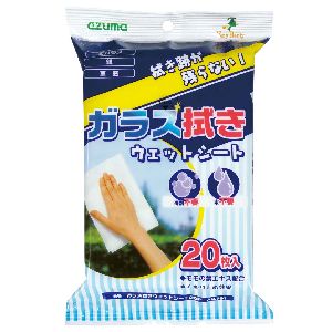 アズマ工業 azuma アズマ工業 ガラス拭きウェットシート20P AZ791