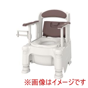 アロン化成 アロン化成 532-950 ポータブルトイレFX-30S らくゾウくん 側方ガードナシ アースブラウン 標準 メーカー直送 代引不可 北海道沖縄離島不可