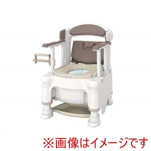 アロン化成 アロン化成 532-970 ポータブルトイレFX-30 らくゾウくん 自動ラップ アースブラウン ソフト メーカー直送 代引不可 北海道沖縄離島不可