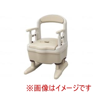 アロン化成 アロン化成 533924 ポータブルトイレ ジャスピタ ベージュ ソフト 脱臭 メーカー直送 代引不可 北海道沖縄離島不可