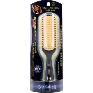 池本刷子工業 池本刷子工業 ツバキ油配合 静電気除去機能 スタイリングブラシ TSB-1000