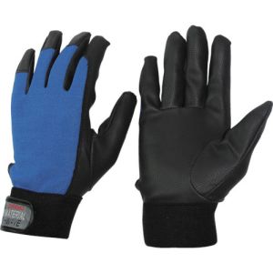 おたふく手袋 OTAFUKU おたふく手袋 K-18-BL-L ピーユーウェーブ ブルー L