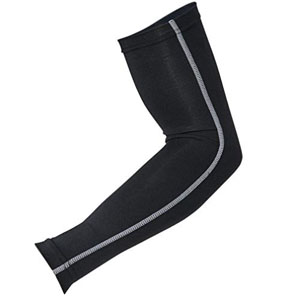 おたふく手袋 メール便1個対象 おたふく JW-618 BT冷感 パワーストレッチ アームカバー 黒