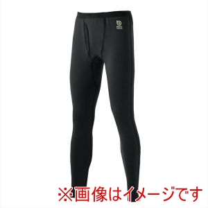 おたふく手袋 OTAFUKU おたふく手袋 JW-251 BT パワーストレッチ サーモエボボア ヘビーウェイト ロング タイツ アッシュブラック 3L
