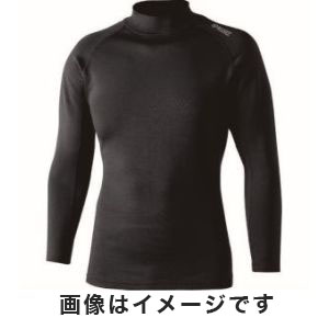 おたふく手袋 OTAFUKU おたふく手袋 JW-186-11-LL BTヒートブースト ヘビーウェイト ロングスリーブ ハイネックシャツ ブラック LL
