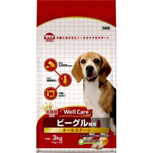 イースター イースター ウェルケア ビーグル専用 オールステージ 3kg ビーグル犬 ドックフード 総合栄養食