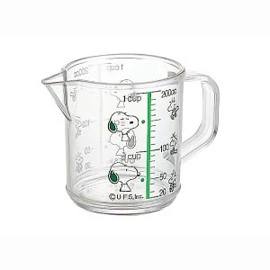 オーエスケー OSK オーエスケー スヌーピー メジャーカップ 200ml MC-1