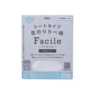 アサヒペン アサヒペン OKN-12 シートタイプ生 のりカベ紙 Facile 92×2.5m 4P