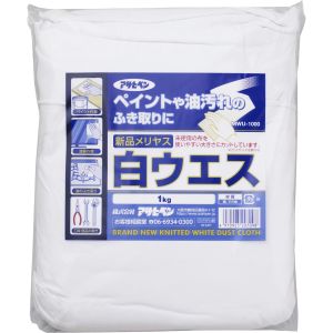アサヒペン アサヒペン MWU-1000 新品メリヤス 白ウエス 1kg