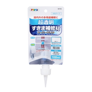 アサヒペン アサヒペン W116 超透明すきま補修材スーパークリア 100ml