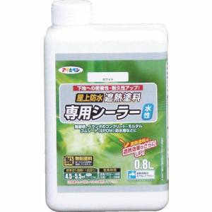 アサヒペン アサヒペン 水性屋上防水遮熱塗料用シーラー0.8L ホワイト 437549