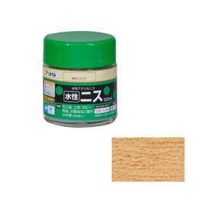 アサヒペン アサヒペン 水性ニス 100ML 透明 クリヤ