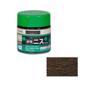 アサヒペン アサヒペン 水性ニス 100ML ダークオーク