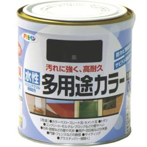 アサヒペン アサヒペン 水性多用途カラー 0.7L 黒 460929
