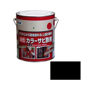 アサヒペン アサヒペン カラーサビ鉄用 1.6L 黒