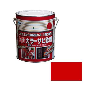 アサヒペン アサヒペン カラーサビ鉄用 1.6L 赤