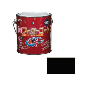 アサヒペン アサヒペン 油性スーパーコート 0.7L ツヤ消し黒