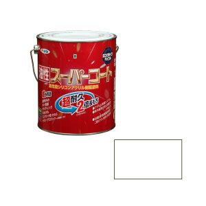 アサヒペン アサヒペン 油性スーパーコート 1.6L ツヤ消し白