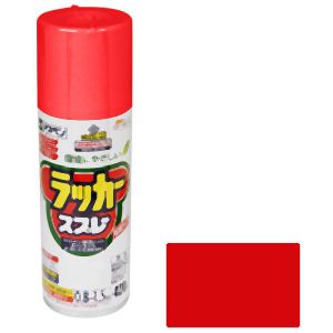 アサヒペン アサヒペン アスペンラッカースプレー 420ml 赤 568519