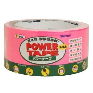 アサヒペン アサヒペン 602718 パワー カラーテープ 48mm×10M T105 蛍光ピンク