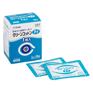 オオサキメディカル オオサキメディカル NEW クリーンコットンアイ 1枚入 16包入 00114