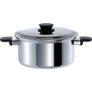 ウルシヤマ金属工業 ウルシヤマ金属 エテルナ 両手 深型 鍋 24cm ETR-24W