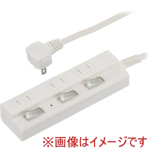 オーム電機 OHM オーム電機 HS-TPK35W-22 3口5m節電タップ雷ガード付22