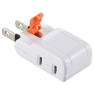 オーム電機 OHM オーム電機 らく抜き マイクロタップ 2個口 HS-TM2B3-W 00-2234