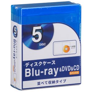 オーム電機 OHM オーム電機 ディスクケース 5DISC OA-RB1DA5-A 01-0964