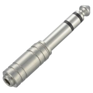 オーム電機 OHM オーム電機 変換プラグ 3.5φステレオミニジャック 6.3φステレオ標準プラグ 01-3027 AUD-P-3027S
