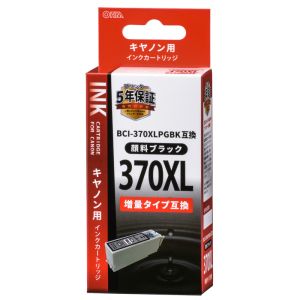 オーム電機 OHM オーム電機 キヤノン互換 BCI-370XLPGBK 顔料ブラック 01-4230 INK-C370XLB-BK