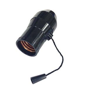 オーム電機 OHM オーム電機 プルスイッチ付き ソケット E26用 04-7610 HS-L26PS-G