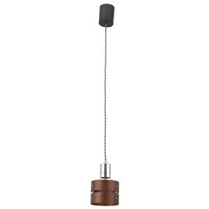 オーム電機 OHM オーム電機 LT-YE26-DB ペンダントライト 木製セード ダークブラウン 電球別売