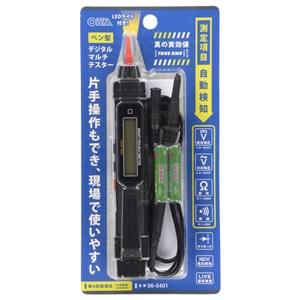 オーム電機 OHM オーム電機 TST-DP24 ペン型デジタルマルチテスター