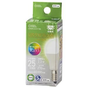 オーム電機 OHM オーム電機 LDA2N-G-E17 RA  LED電球小形E17 25形相当 昼白色
