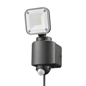 オーム電機 OHM オーム電機 LS-A160W1 monban 防犯センサーライト 1灯コンセント式 1600ルーメン