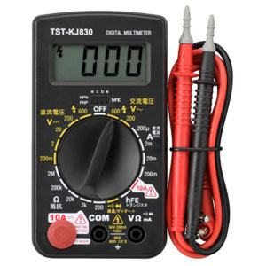 オーム電機 OHM オーム電機 TST-KJ830 デジタルテスター 普及型 08-1288