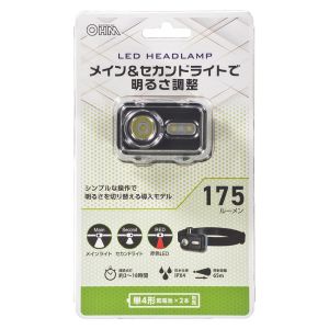 オーム電機 OHM オーム電機 LC-18A7 LEDヘッドランプ メイン&セカンドライト